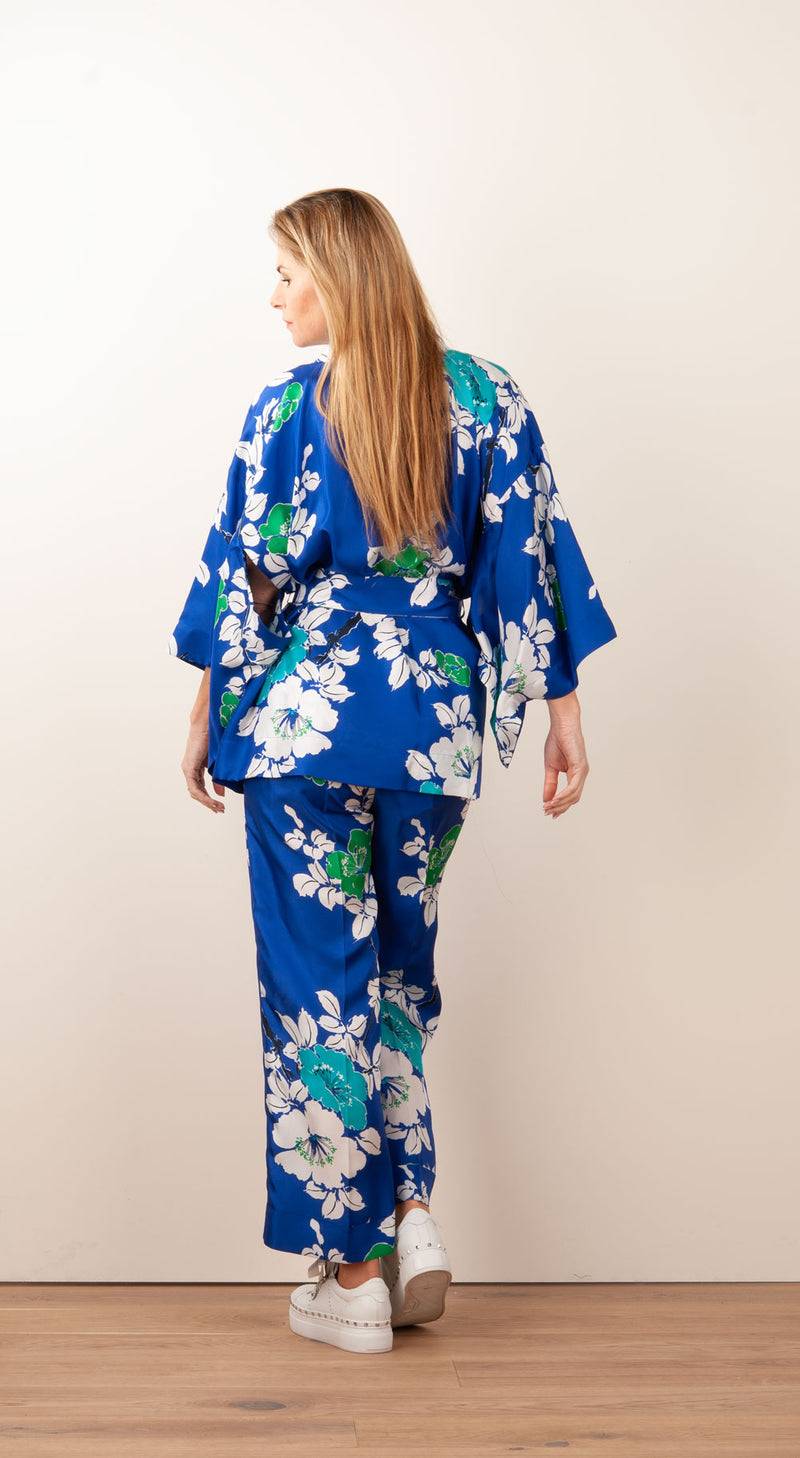 Hose „Shine“ Blau | Multicolor