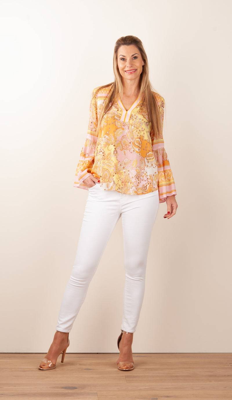 J Brand Jeans „Alana“ Weiß