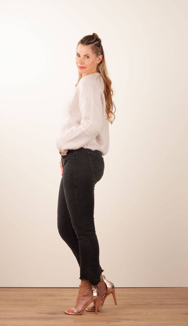 Kitted In Cashmere Kaschmir Pullover Hellbeige