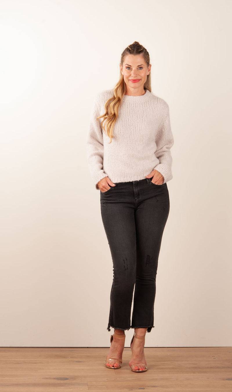 Kitted In Cashmere Kaschmir Pullover Hellbeige