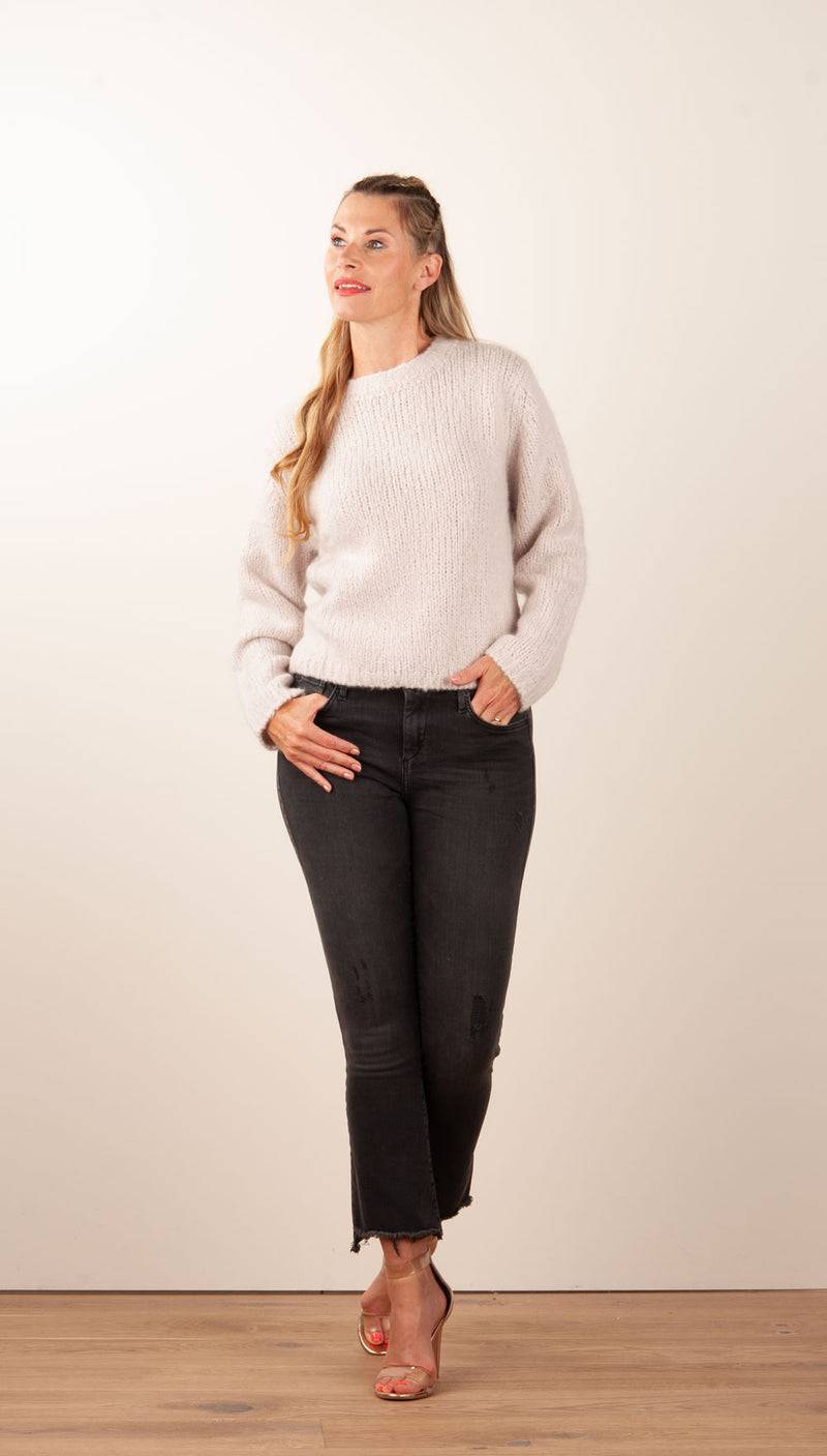 Kitted In Cashmere Kaschmir Pullover Hellbeige