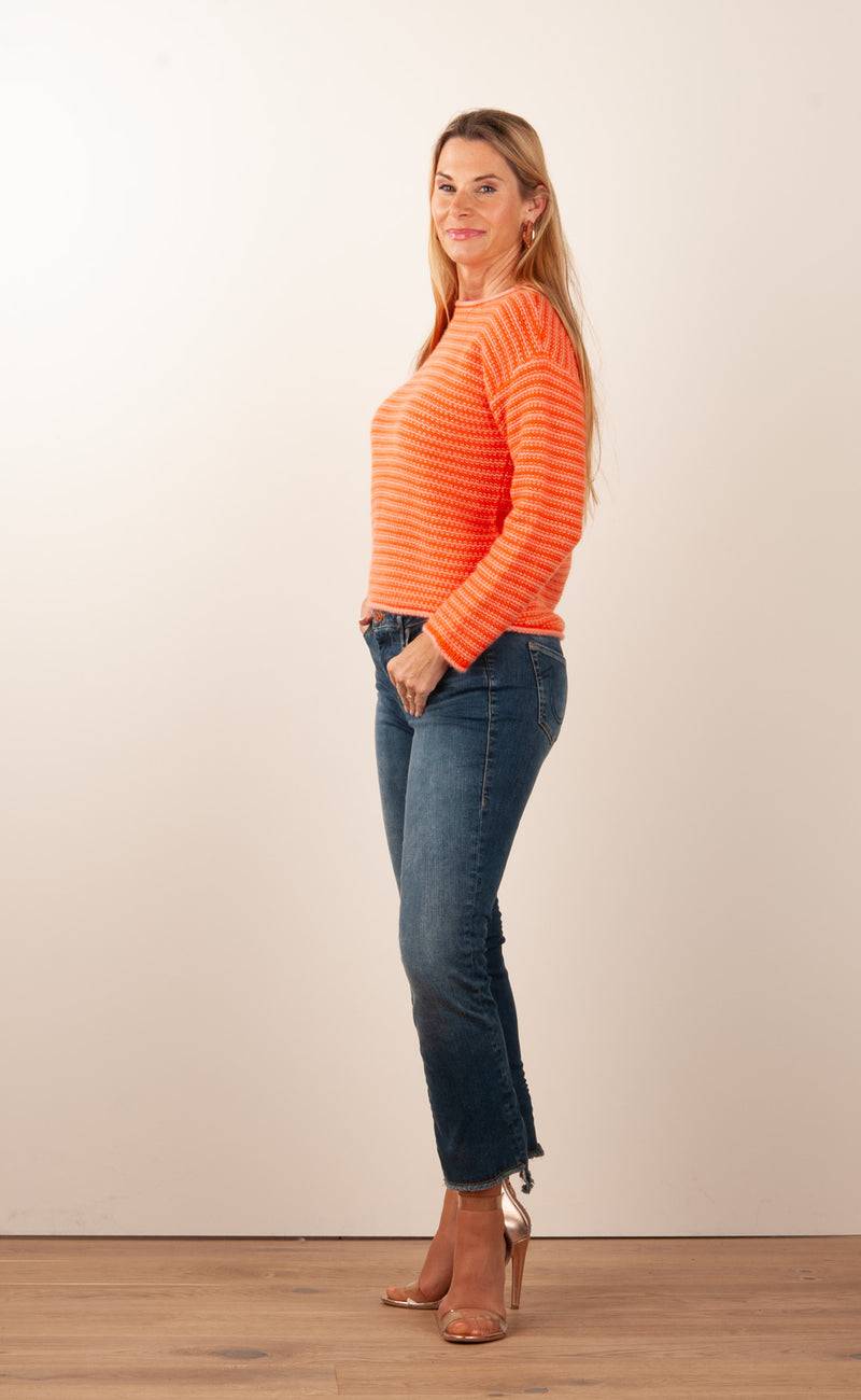 Kitted In Cashmere Kaschmir Pullover Koralle | Rosa