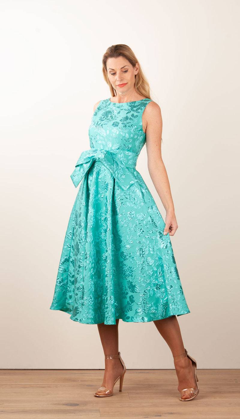 Kleid „Phillys“ Türkis