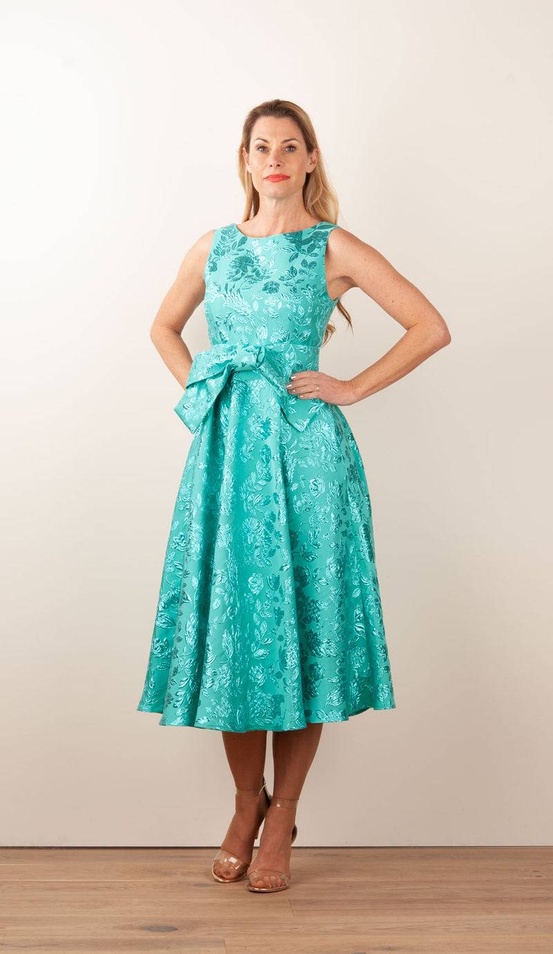 Kleid „Phillys“ Türkis