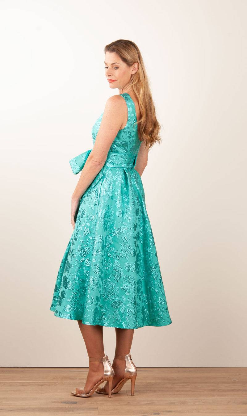 Kleid „Phillys“ Türkis