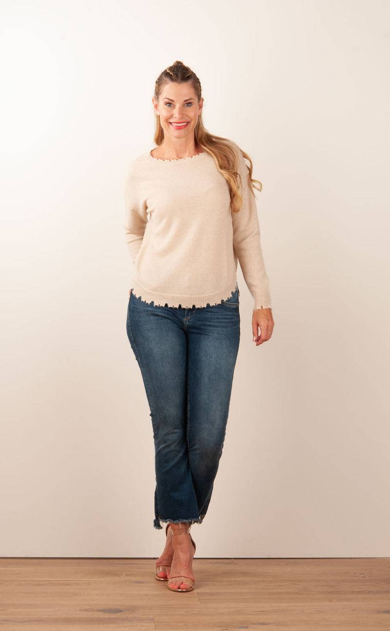 Kujten Kaschmir Pullover Beige
