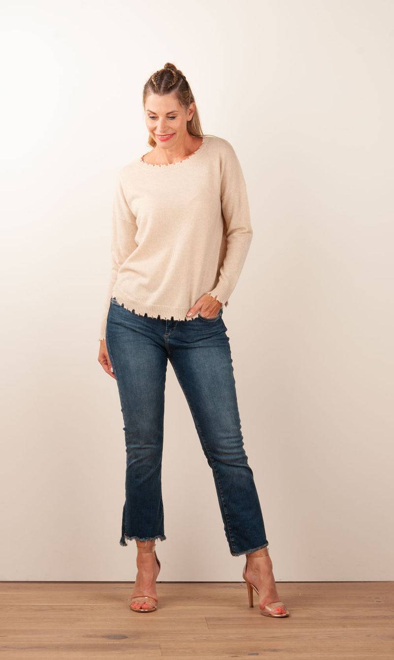Kujten Kaschmir Pullover Beige