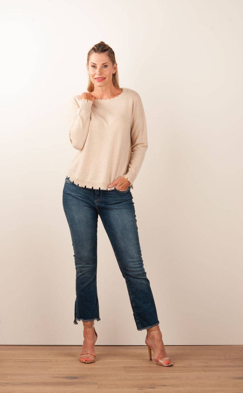 Kujten Kaschmir Pullover Beige