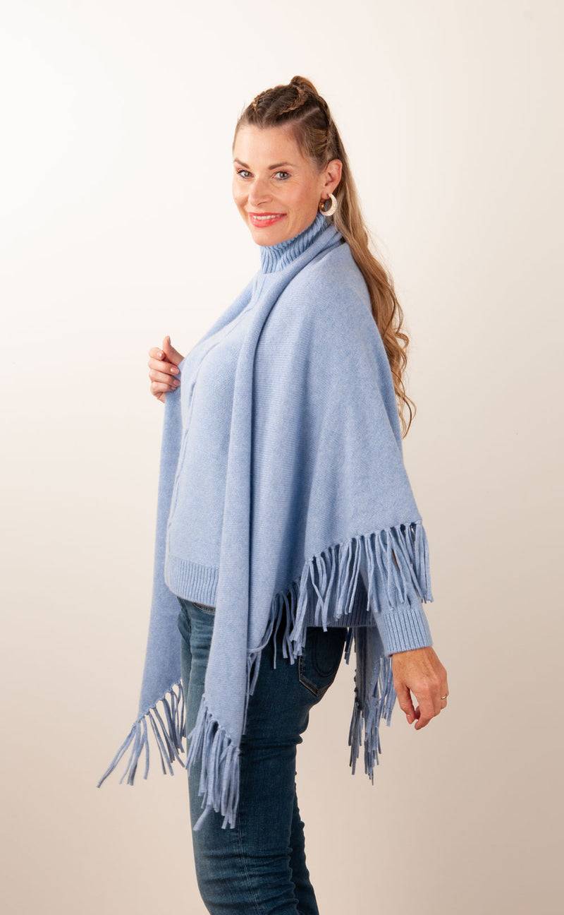 Kujten Kaschmir Tuch Hellblau