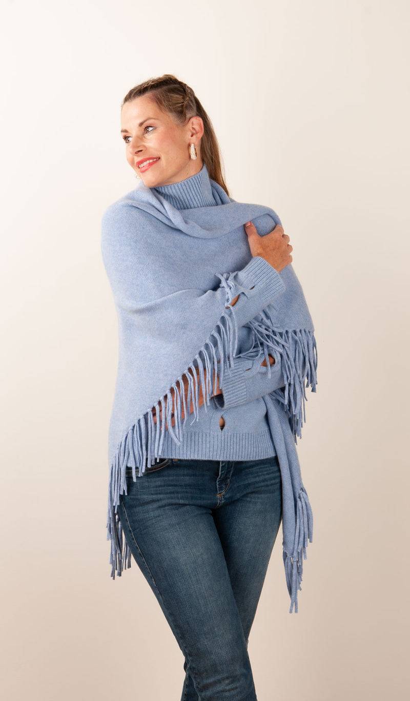 Kujten Kaschmir Tuch Hellblau