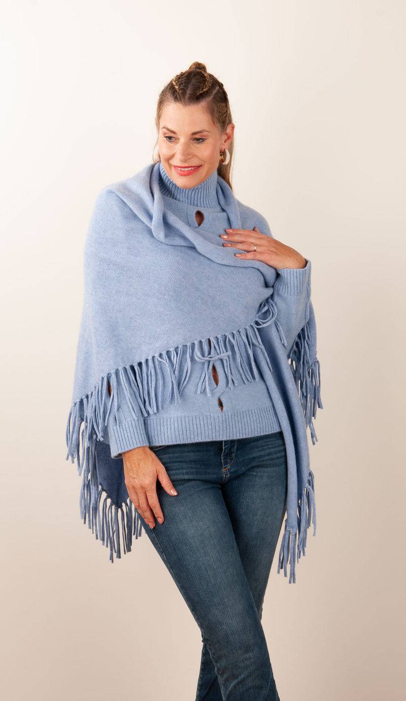 Kujten Kaschmir Tuch Hellblau