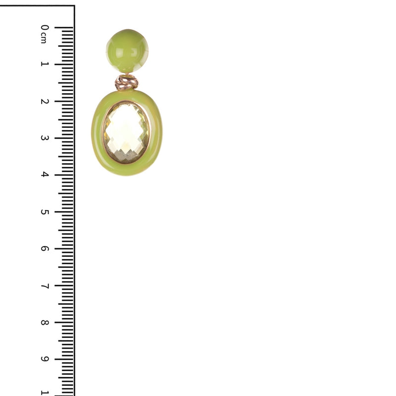 Lucie In The Sky Ohrstecker Grün