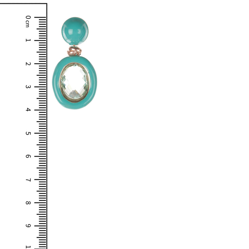 Lucie In The Sky Ohrstecker Türkis