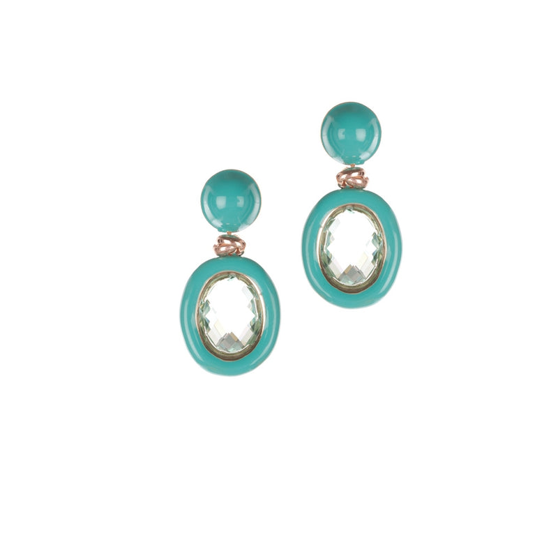 Lucie in the Sky Ohrstecker Türkis