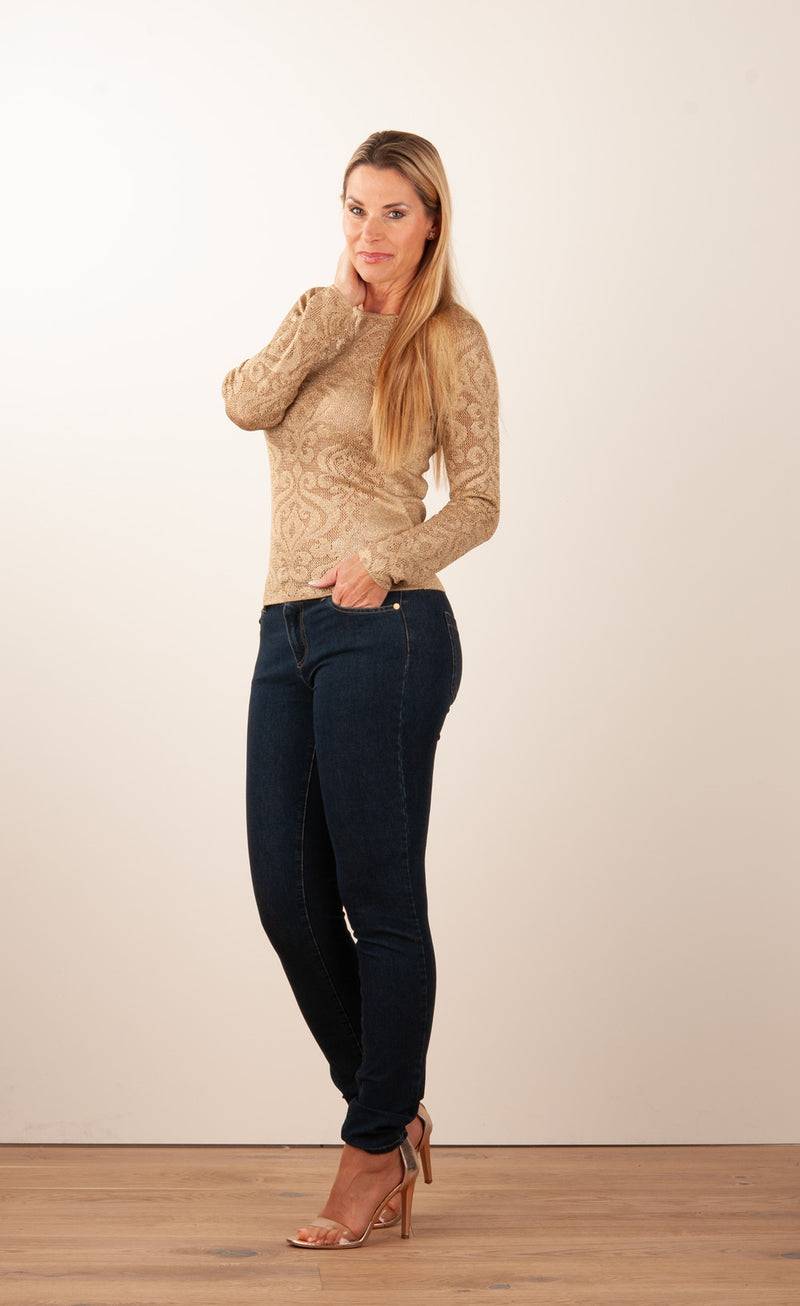 Luisa Spagnoli Pullover Gold