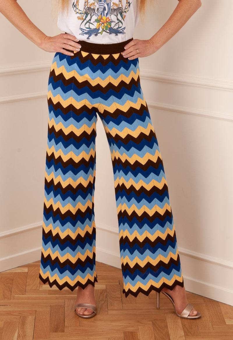 M Missoni Hose „ZickZack“ Multicolor