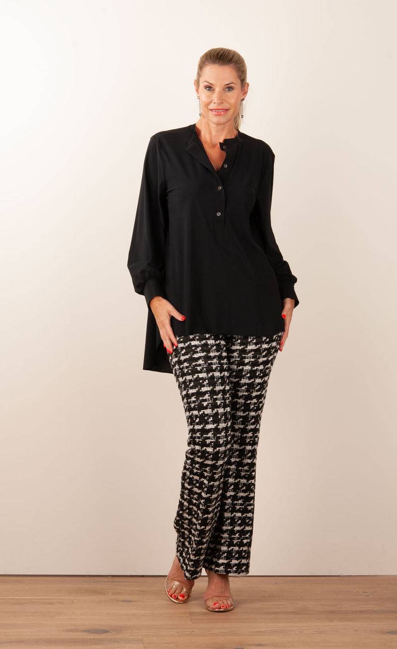 NineTo9 Bluse Schwarz