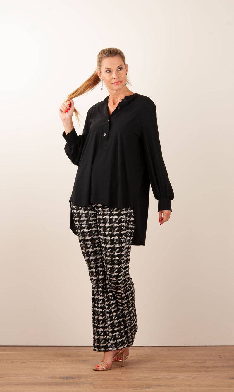 NineTo9 Bluse Schwarz