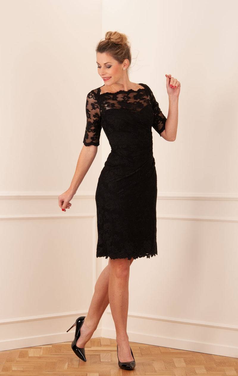 Olvi´s Spitzenkleid Schwarz