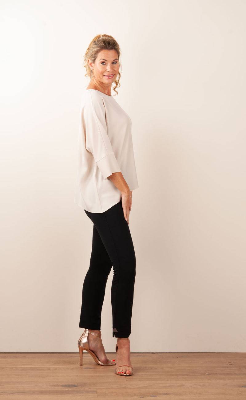 PIU&PIU Blusenshirt Hellbeige