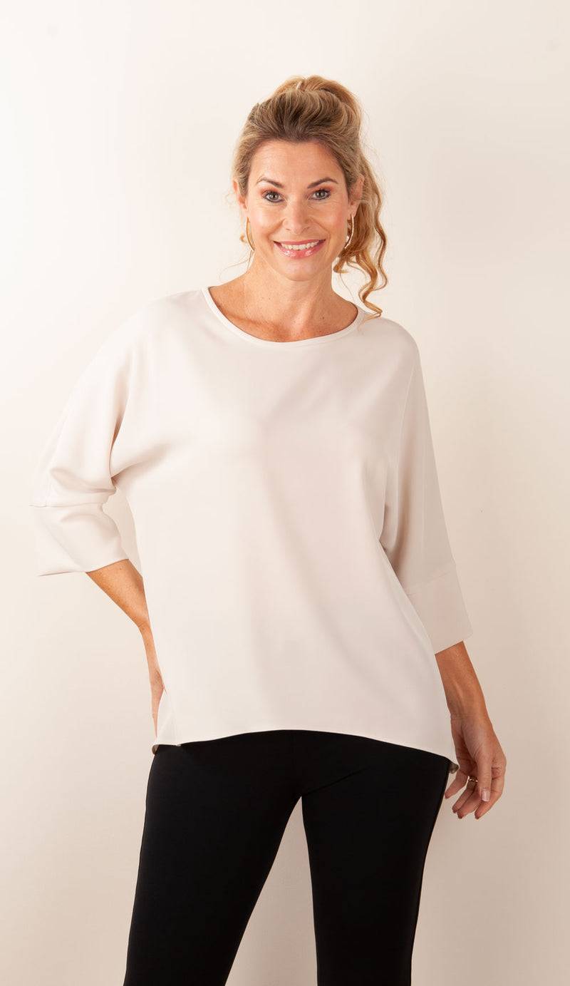 PIU&PIU Blusenshirt Hellbeige