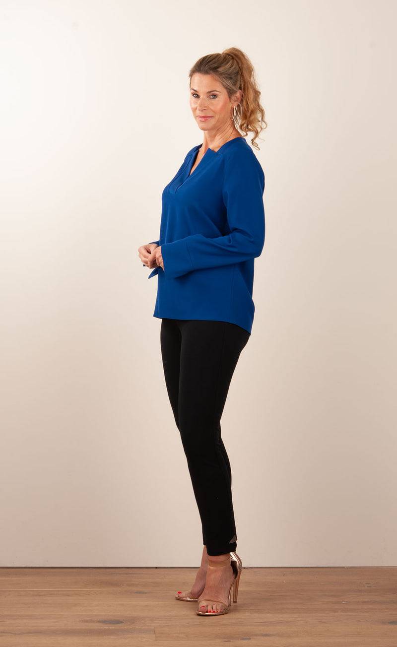 PIU&PIU Blusenshirt Royalblau