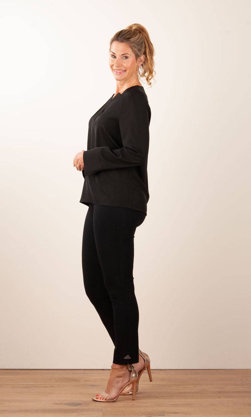 PIU&PIU Blusenshirt Schwarz