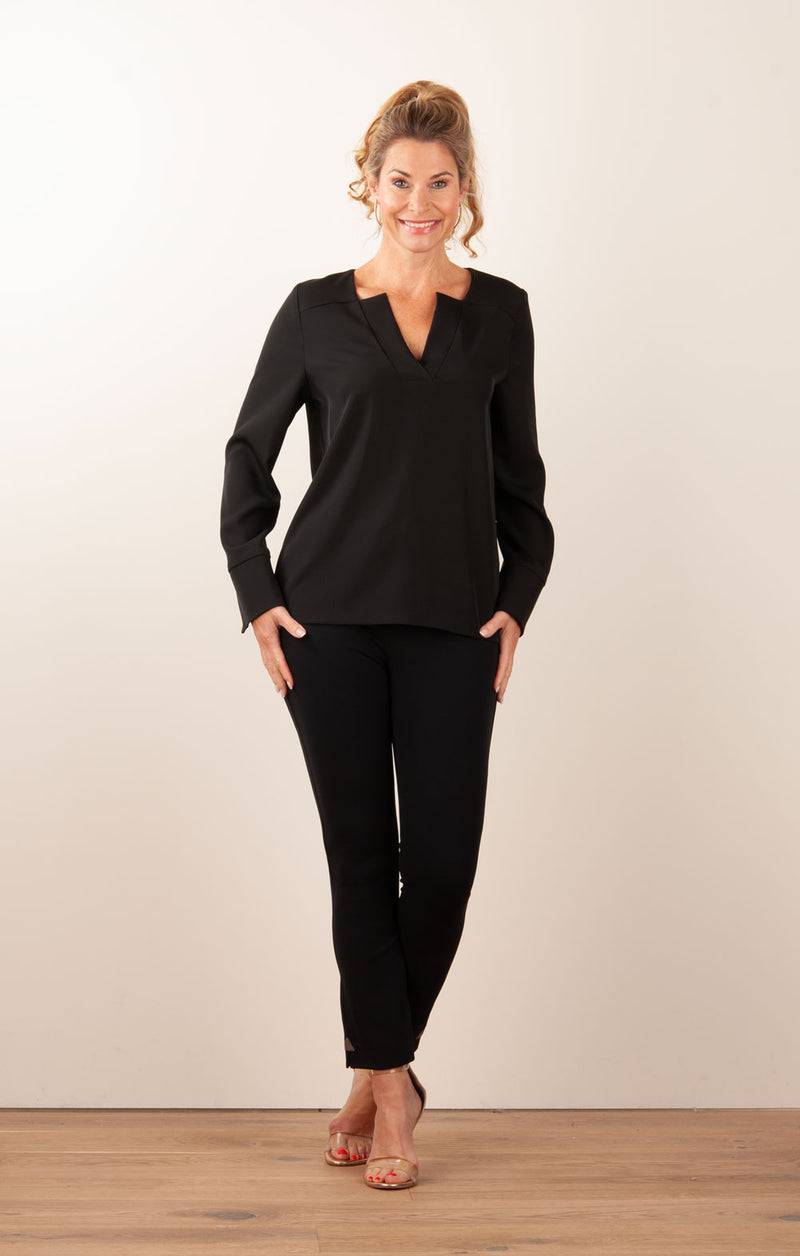 PIU&PIU Blusenshirt Schwarz