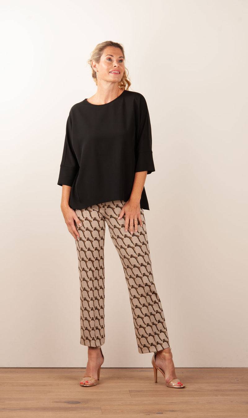 PIU&PIU Blusenshirt Schwarz