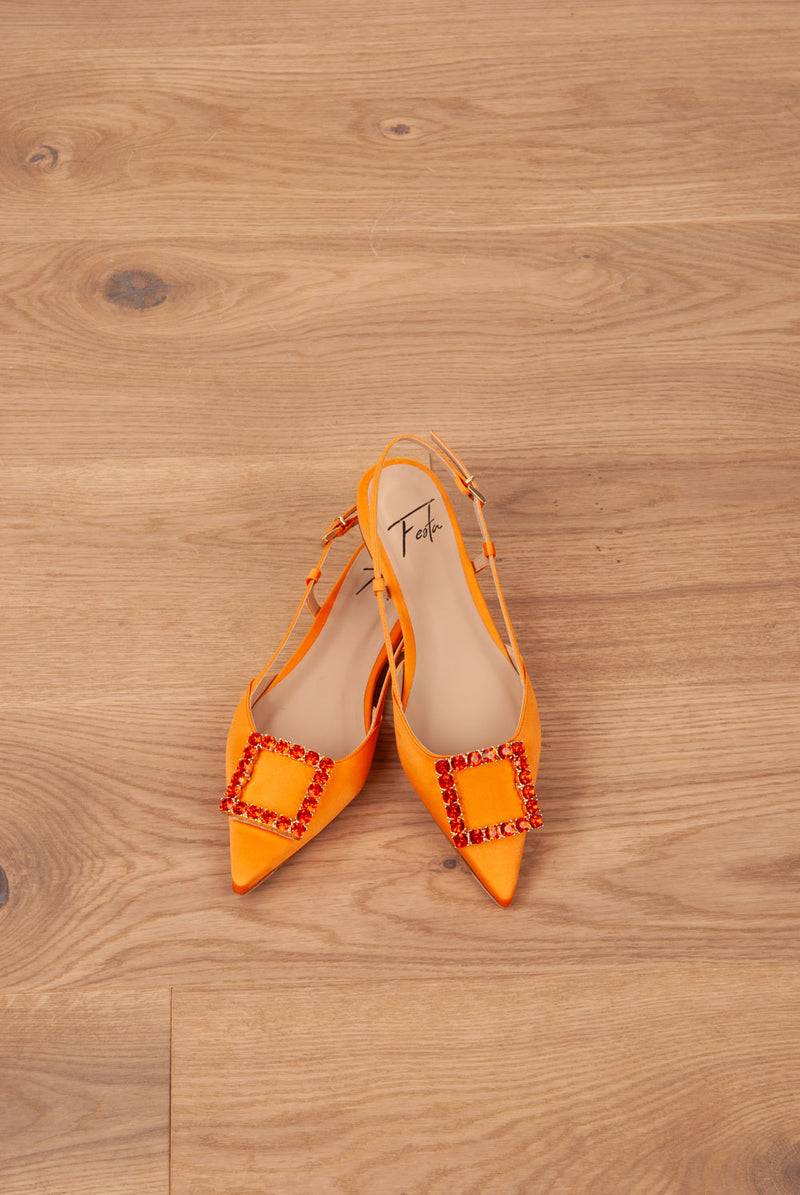 Roberto Festa Slingpumps Orange