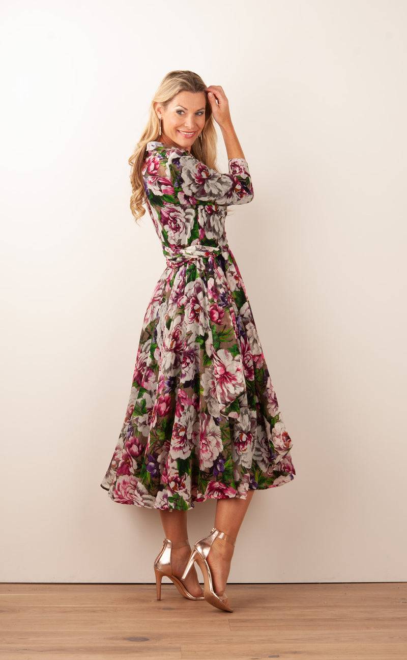 Samantha Sung Kleid „Olivia“ Pink | Multicolor