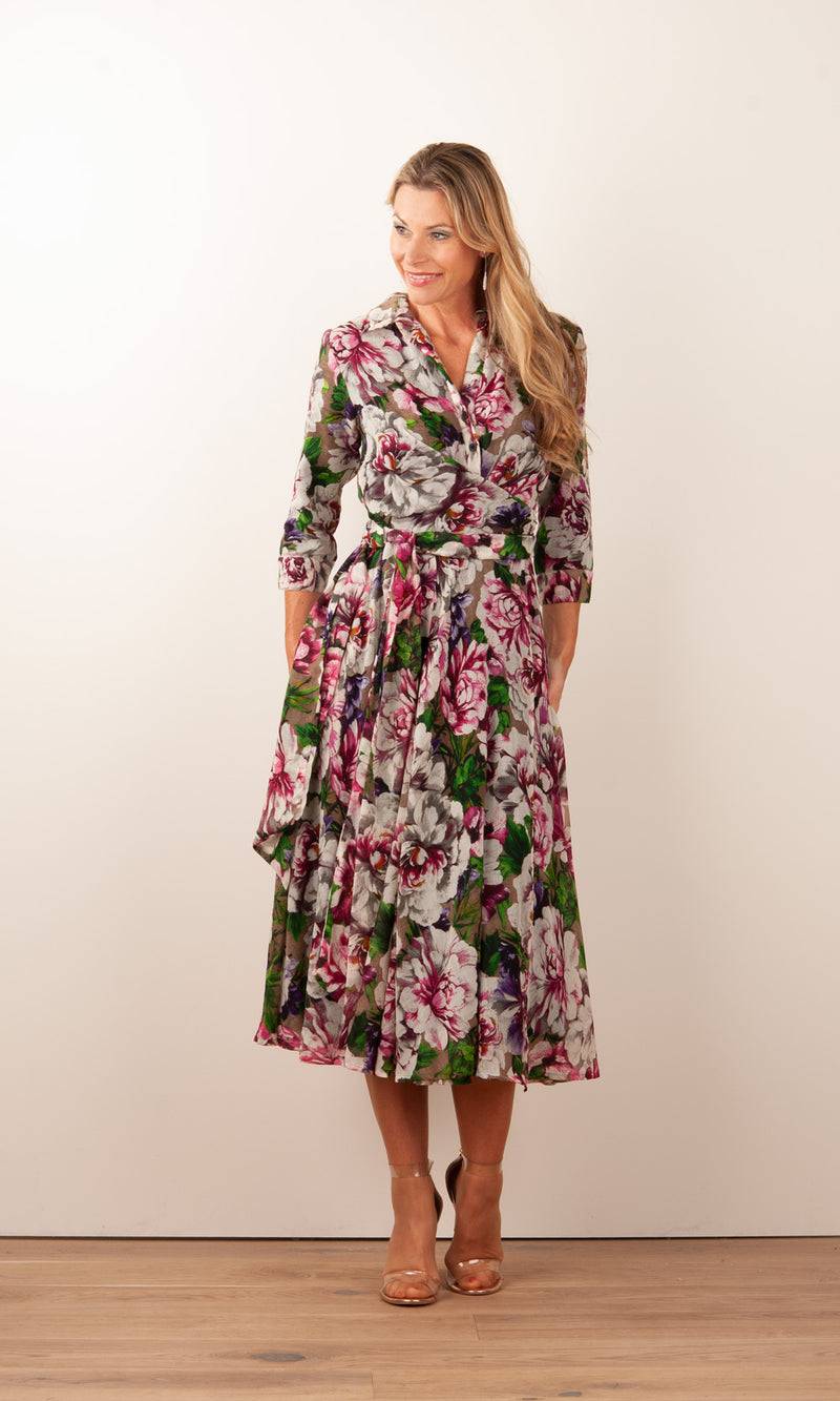 Samantha Sung Kleid „Olivia“ Pink | Multicolor