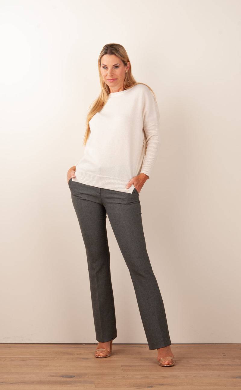 Seductive Hose „Caro“ Melange Grau