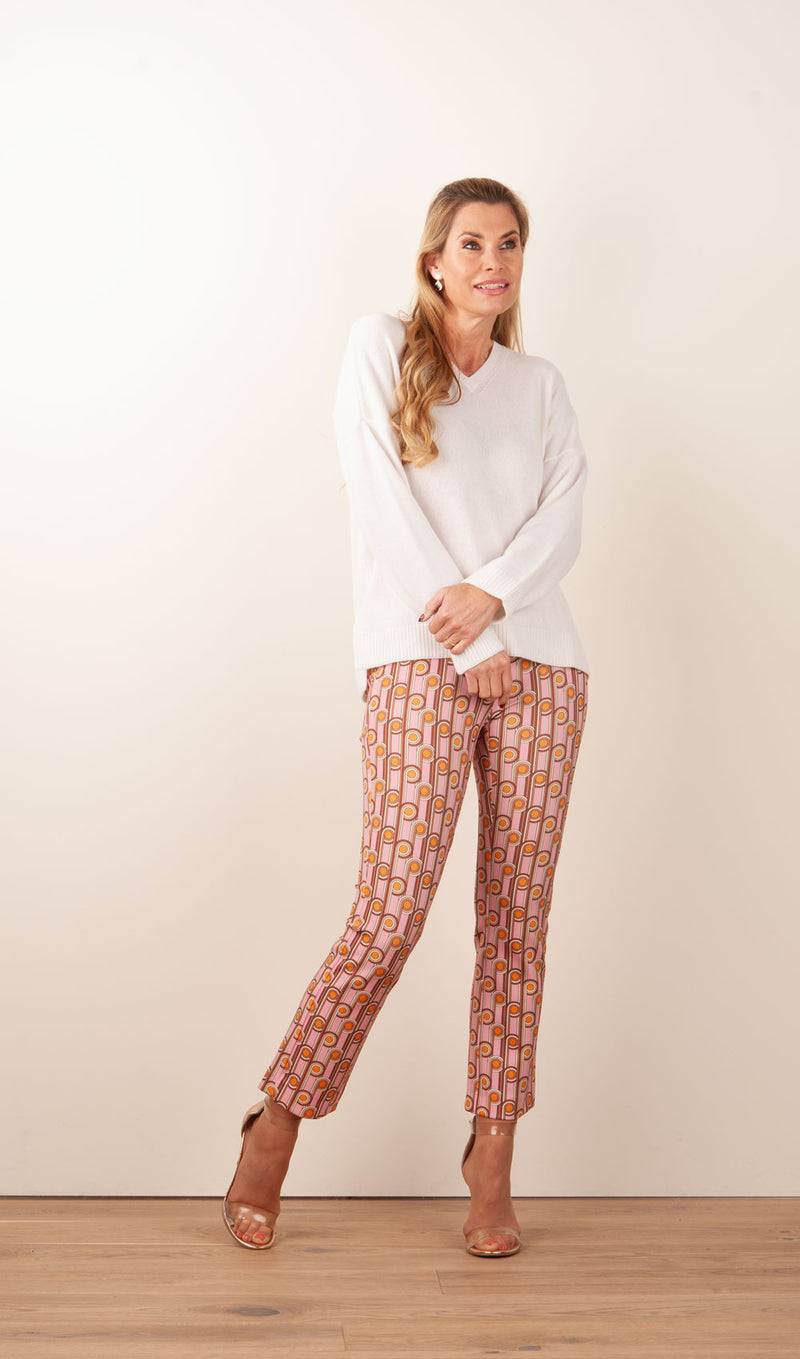 Seductive Hose „Cindy“ Rosa | Orange | Multicolor