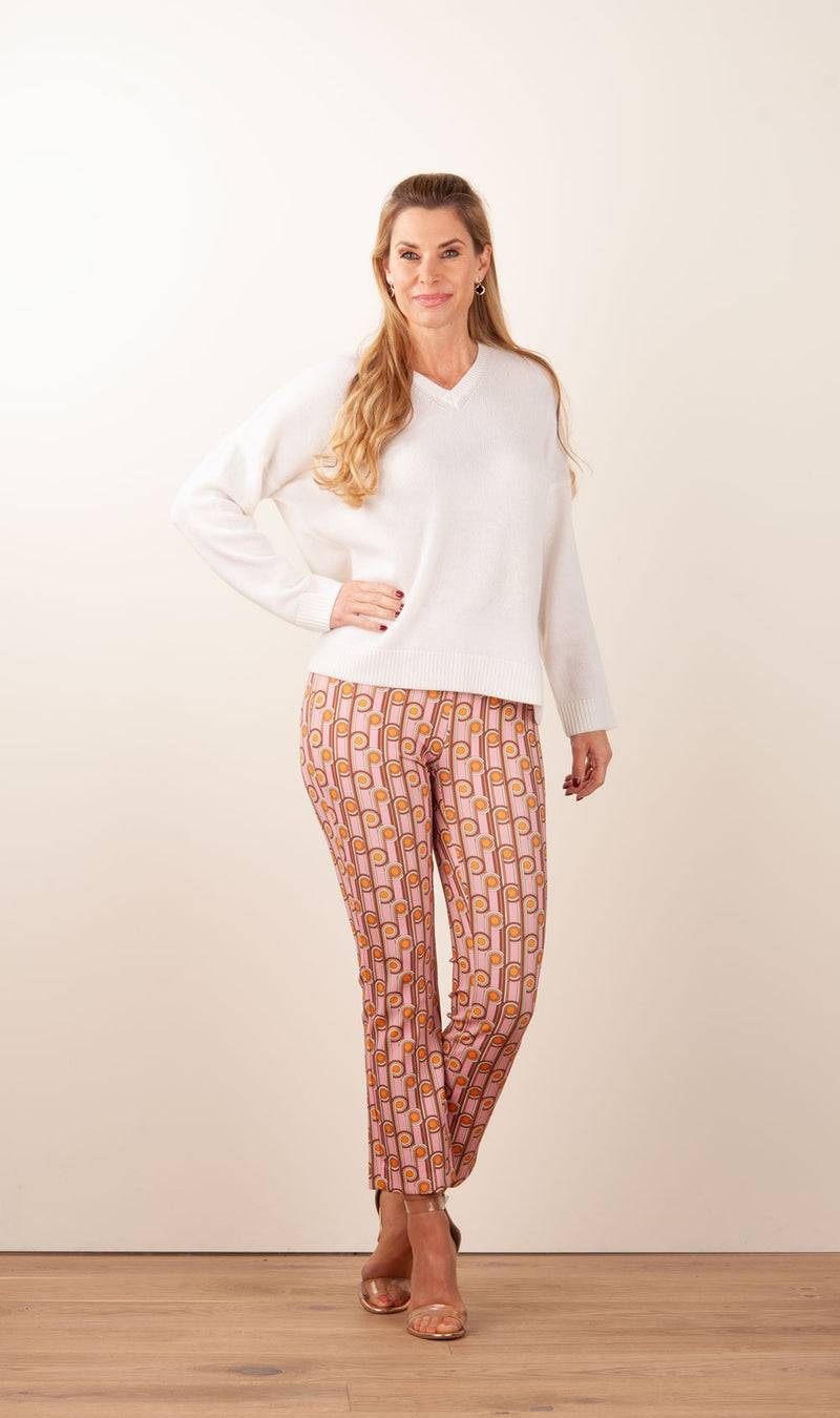 Seductive Hose „Cindy“ Rosa | Orange | Multicolor