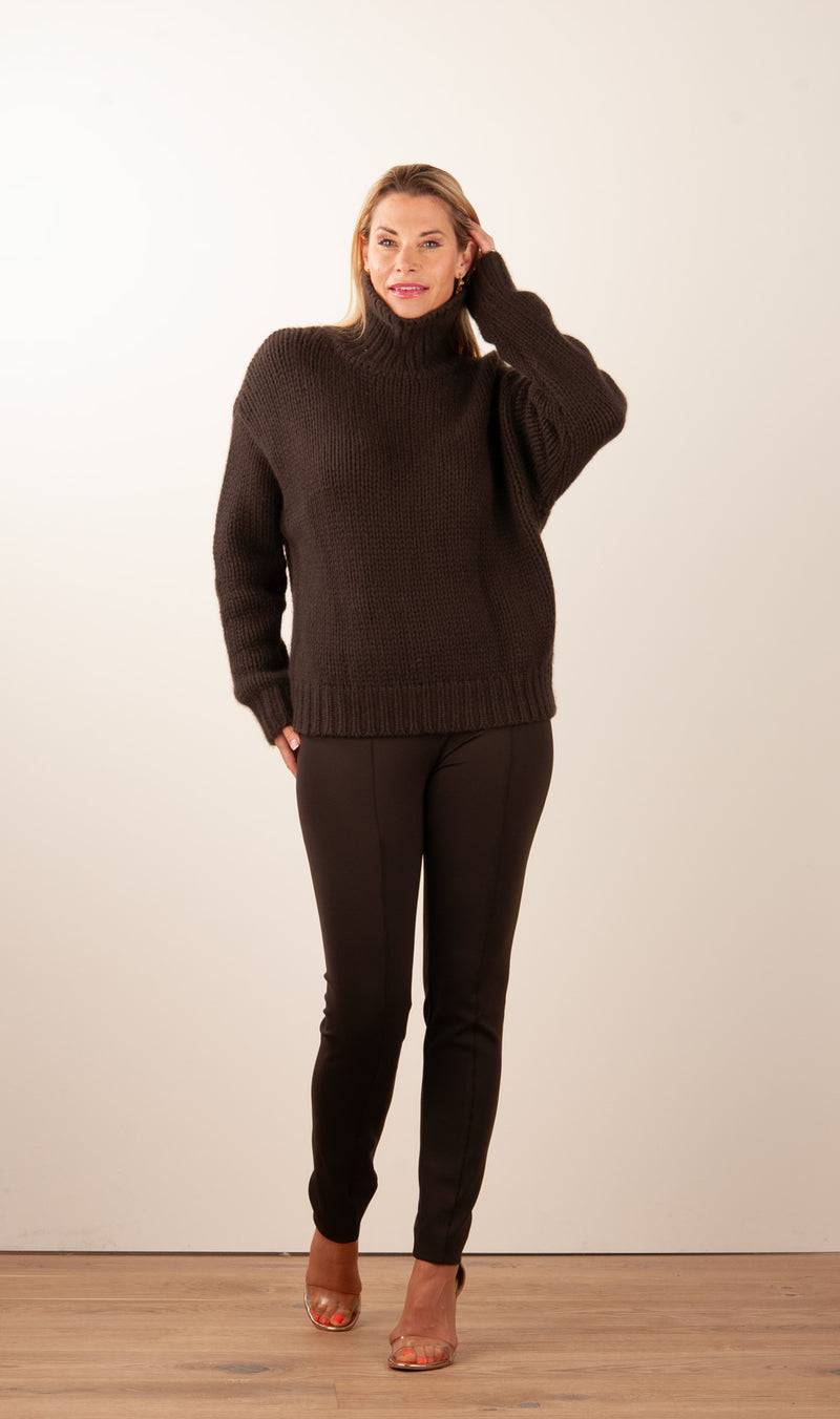 Seductive Hose „Eveline“ Dunkelbraun