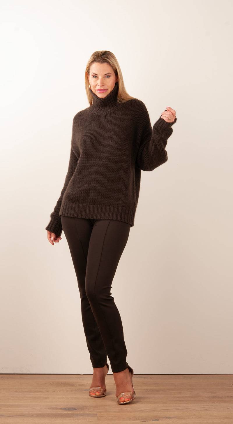 Seductive Hose „Eveline“ Dunkelbraun