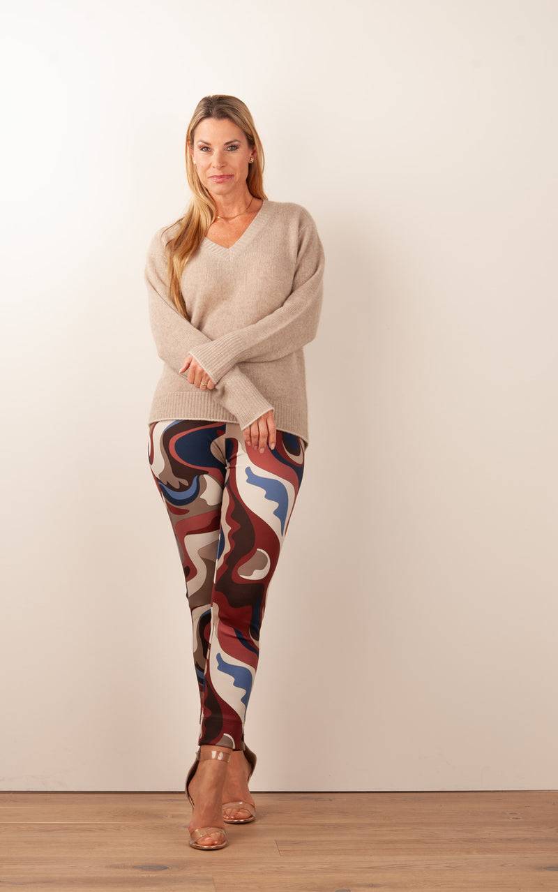 Seductive Hose „Sabrina“ Blau | Braun | Beige