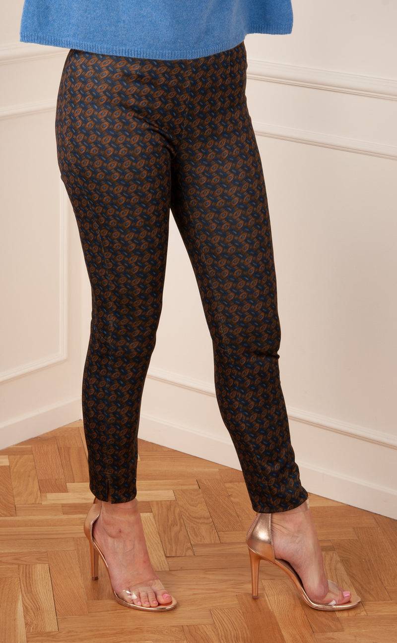 Seductive Hose „Sabrina“ Blau | Oliv | Multicolor