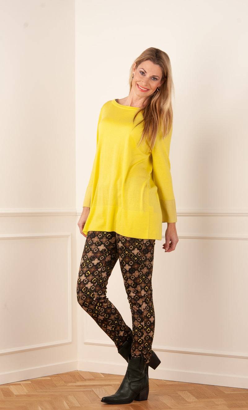 Seductive Hose „Sabrina“ Braun | Gelb