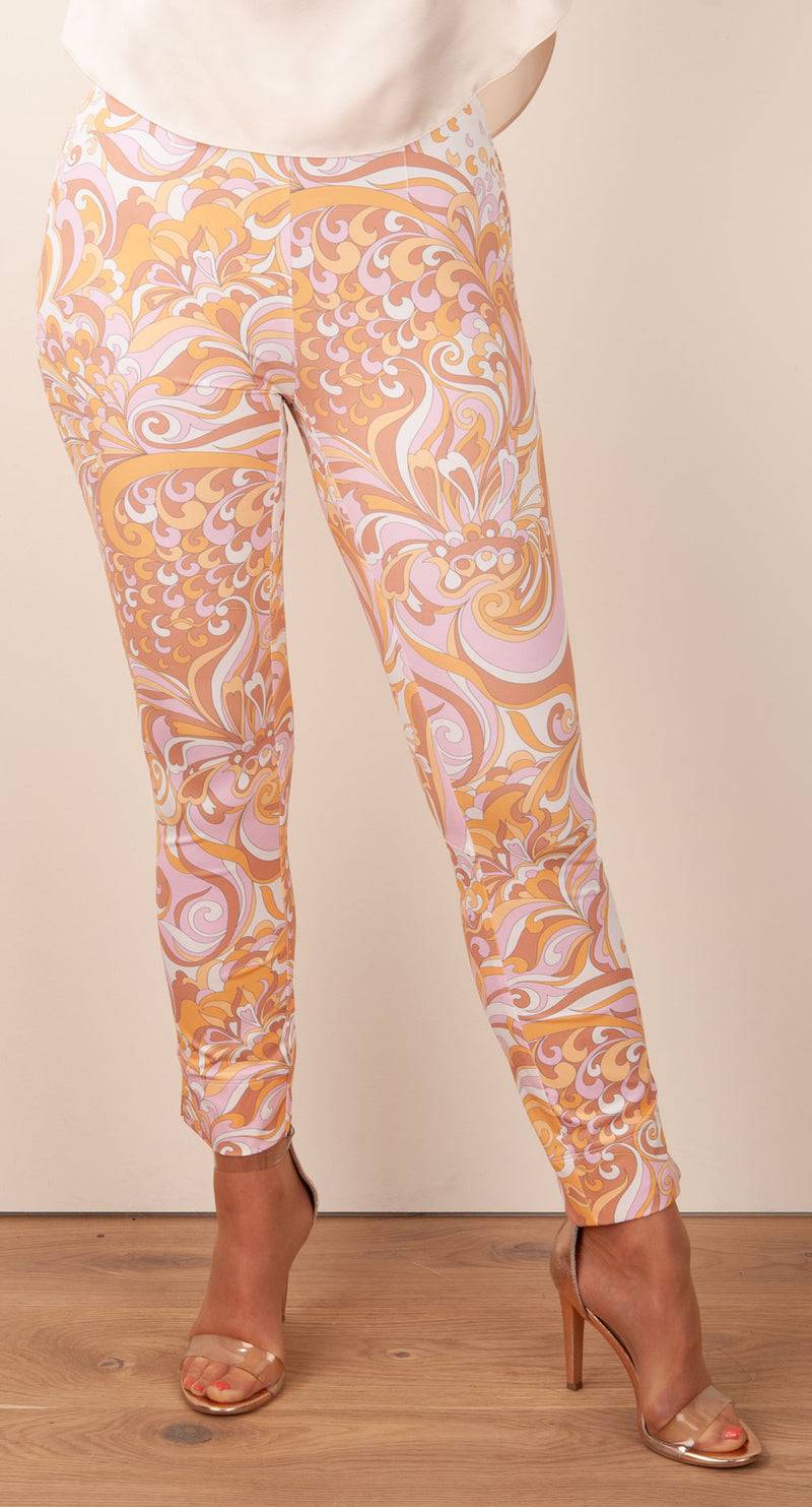 Seductive Hose „Sabrina“ Puder | Orange | Multicolor