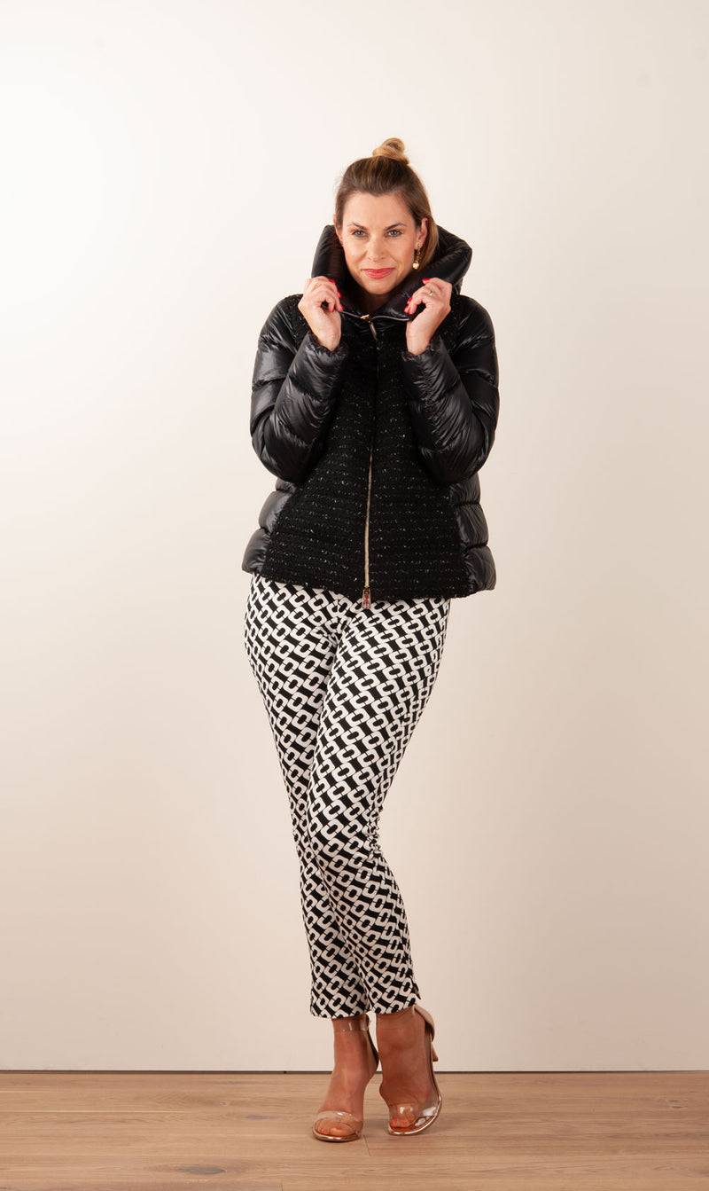 Seductive Hose „Sabrina“ Schwarz | Weiß