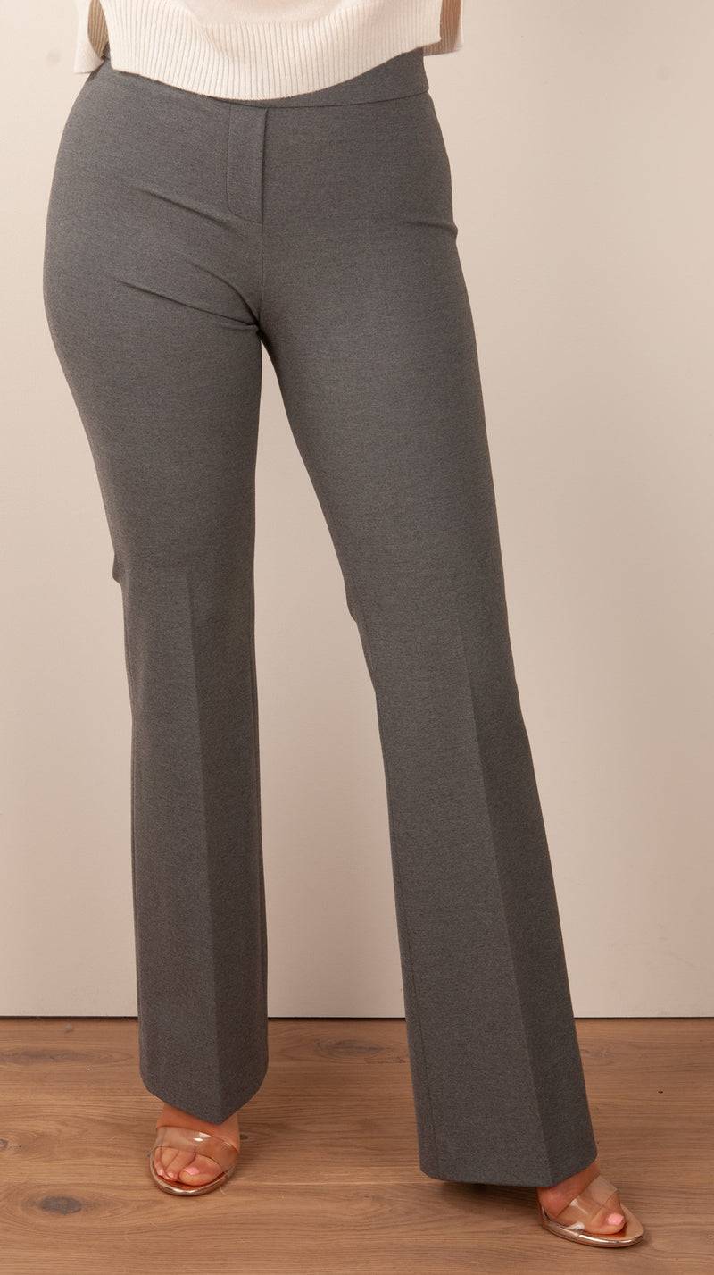 Seductive Jersey Hose „Nanou“ Melange Grau