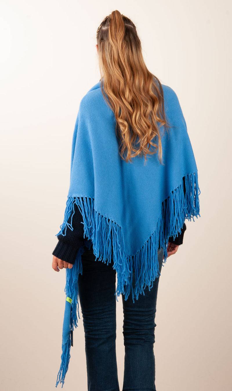 Simone Bruns Dreieckstuch Blau