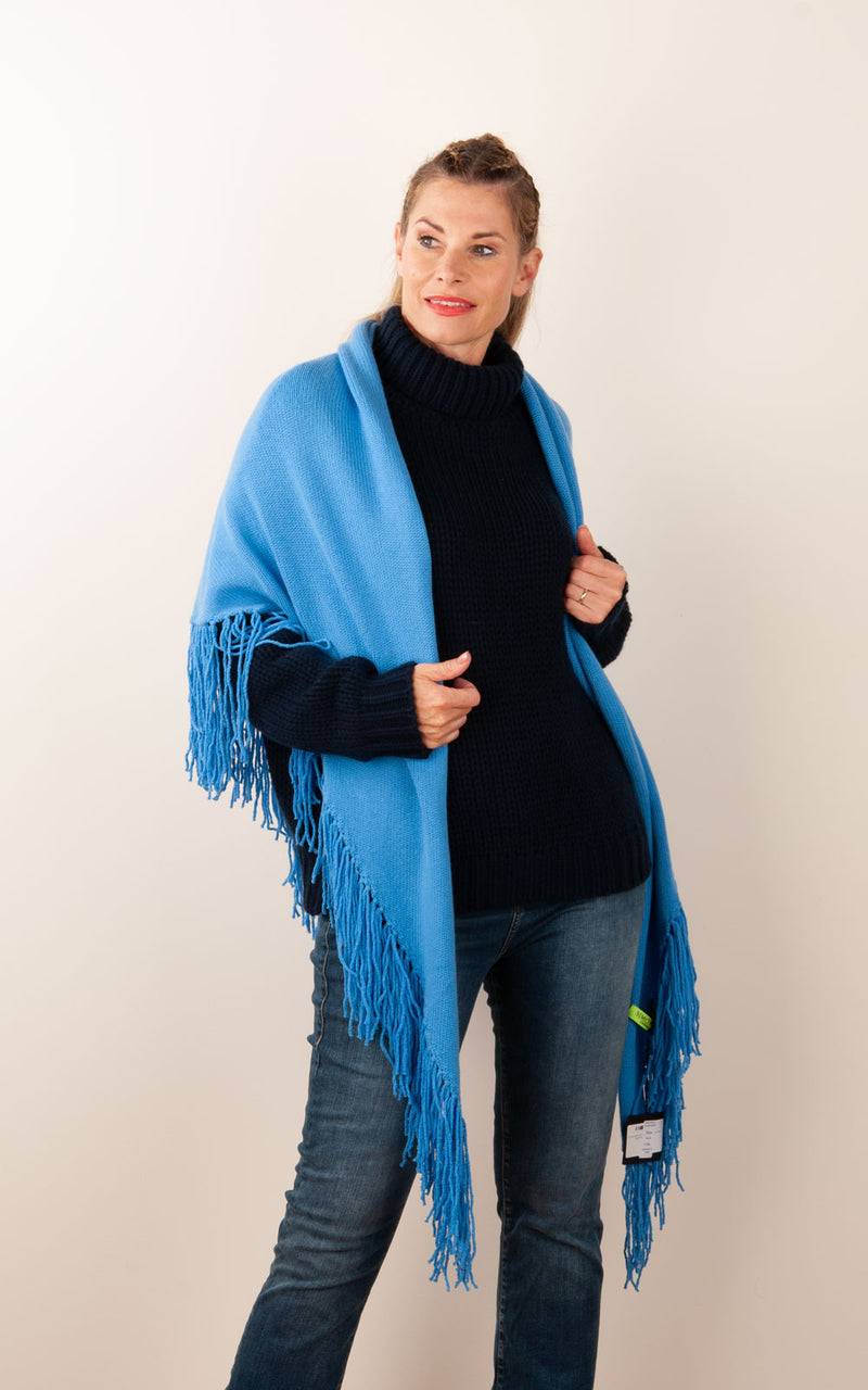 Simone Bruns Dreieckstuch Blau