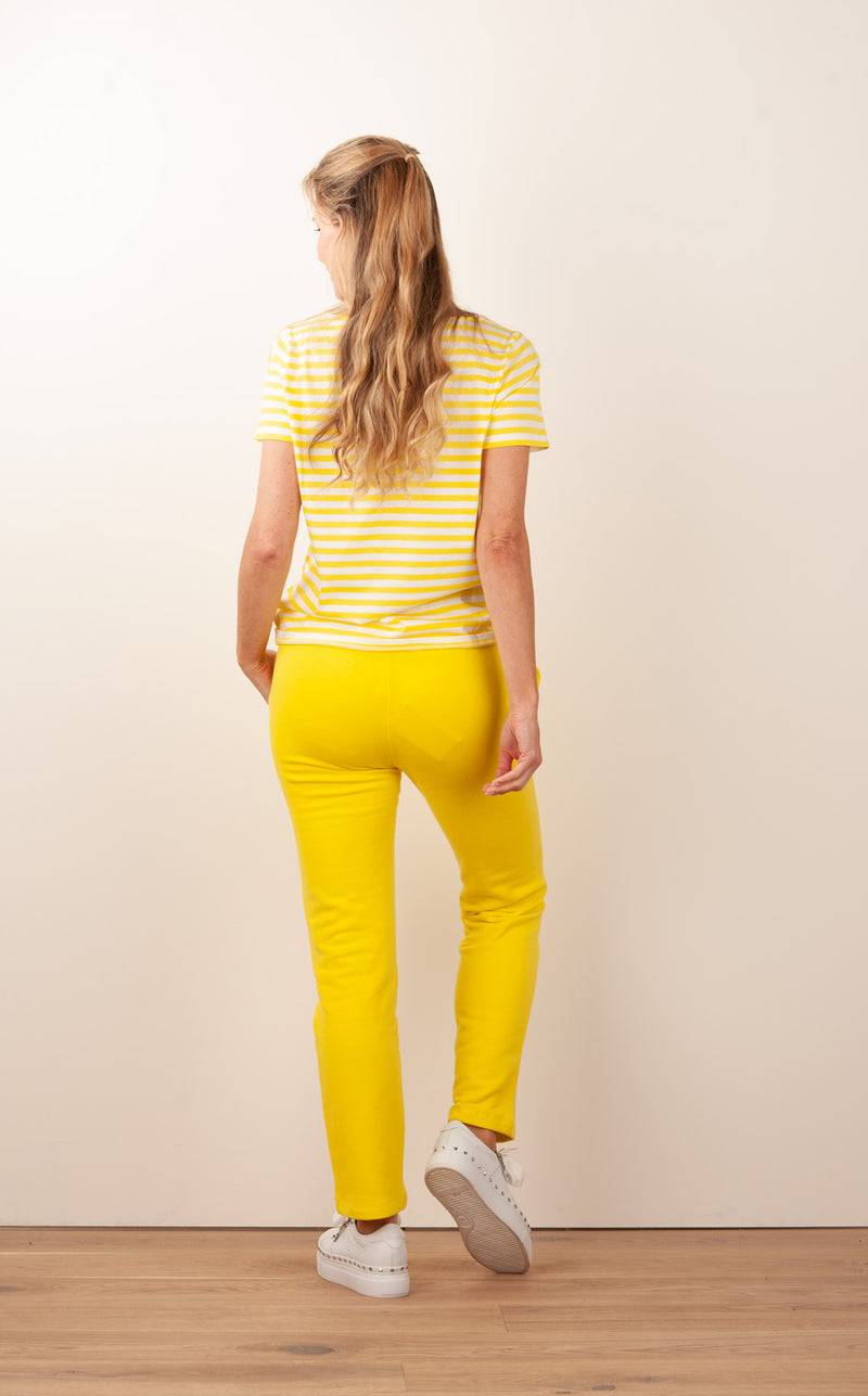 Princess Goes Hollywood T-Shirt „Mickey Mouse“ Weiß | Gelb