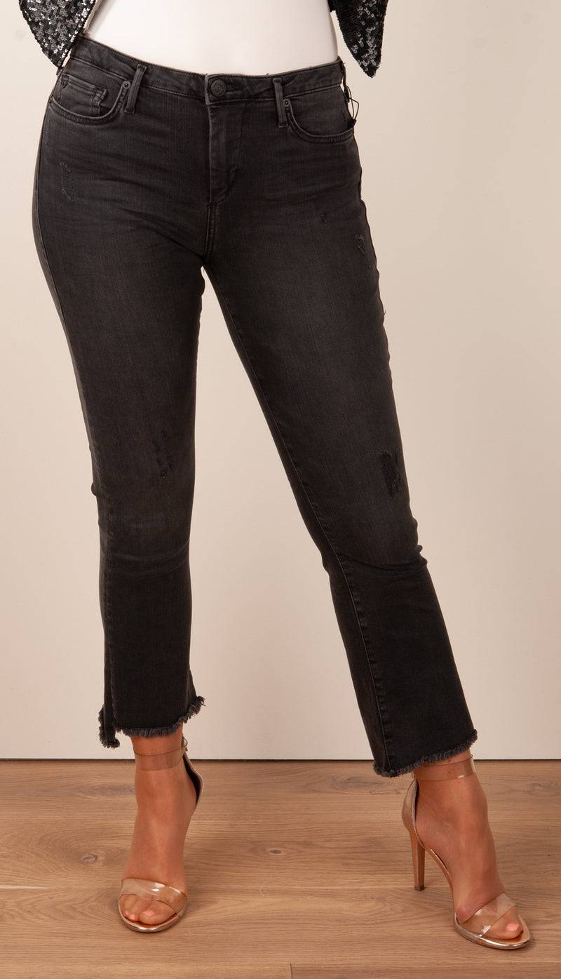 True Religion Jeans „Halle | Kick Flare“ Schwarz