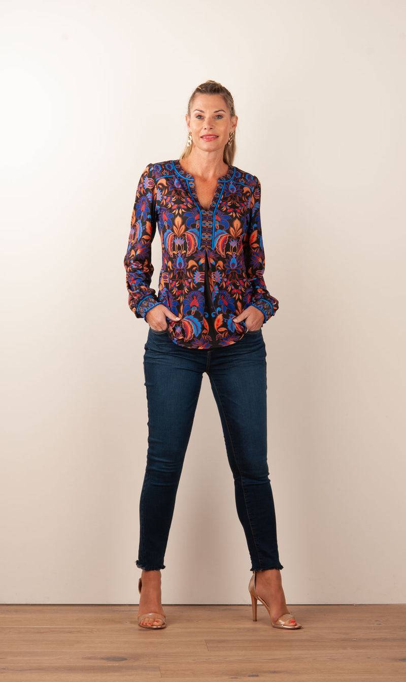 True Religion Jeans „Halle | Skinny“ Blau