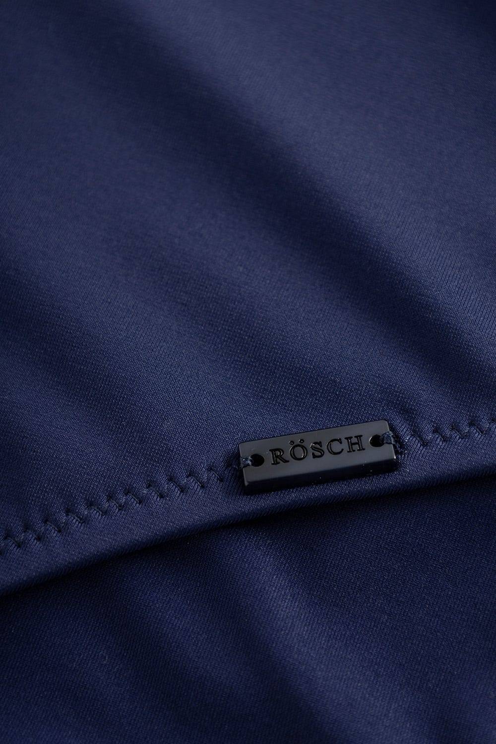 Rösch Badeanzug Mit Raffungen Bügel Dunkelblau Ripp Recyceltes Polyester/Elasthan