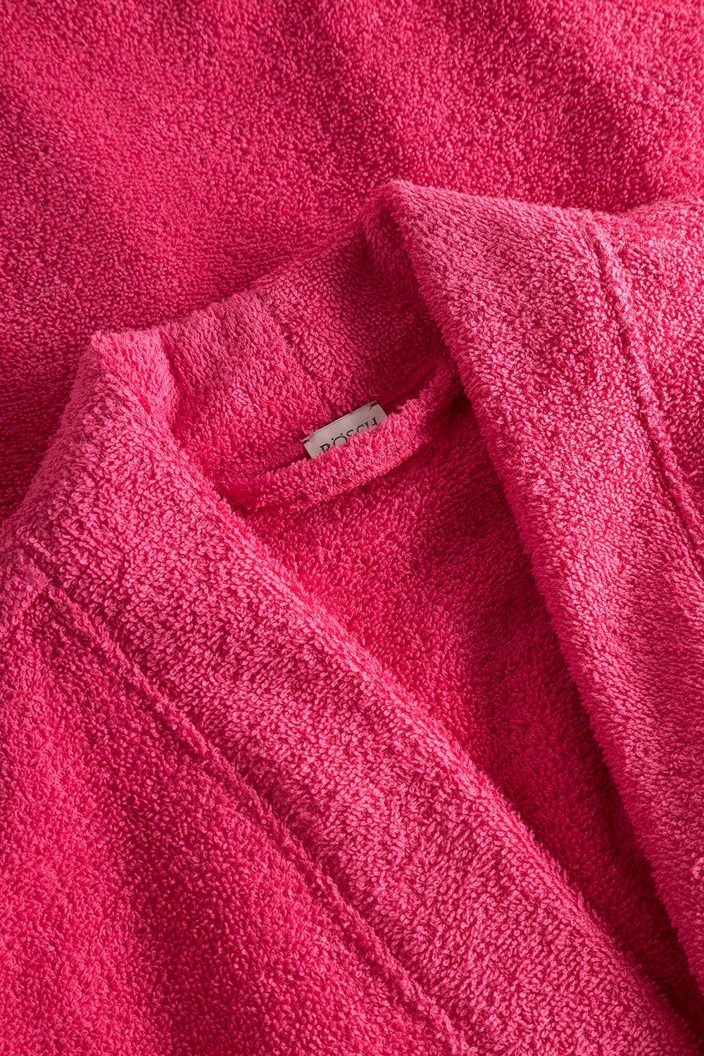 Rösch Bademantel Aus Frottee Pink Baumwolle/Polyester
